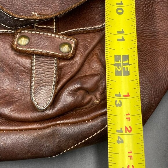 Costanza Rota Made in Italy Genuine Leather Brown Backpack - Picture 9 of 10